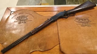 Original 1873 Winchester lever action saddle ring carbine in 32 WCF